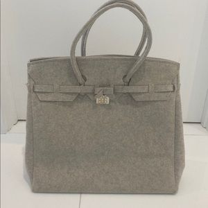 Save My Bag Weekender in Grey Felt